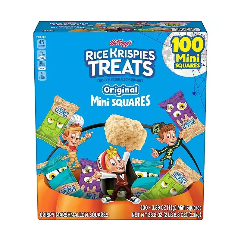 Rice Krispies Halloween Mini Squares Treats: 100-Piece Box