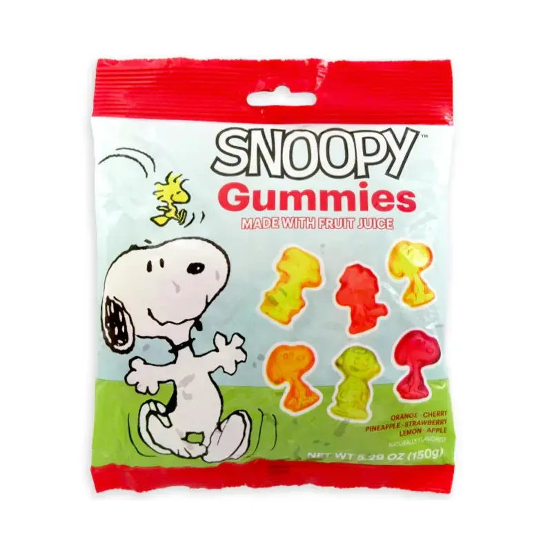 Snoopy Gummies Peg Bag: 12-Piece Display