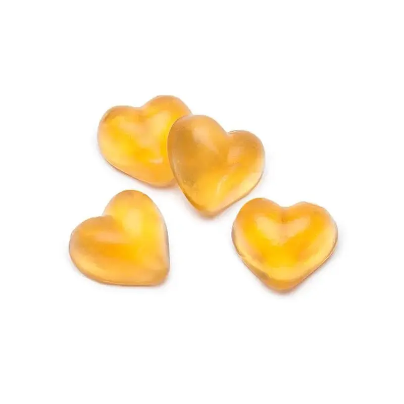 Apricot Hearts Gummy Candy: 500G Bag