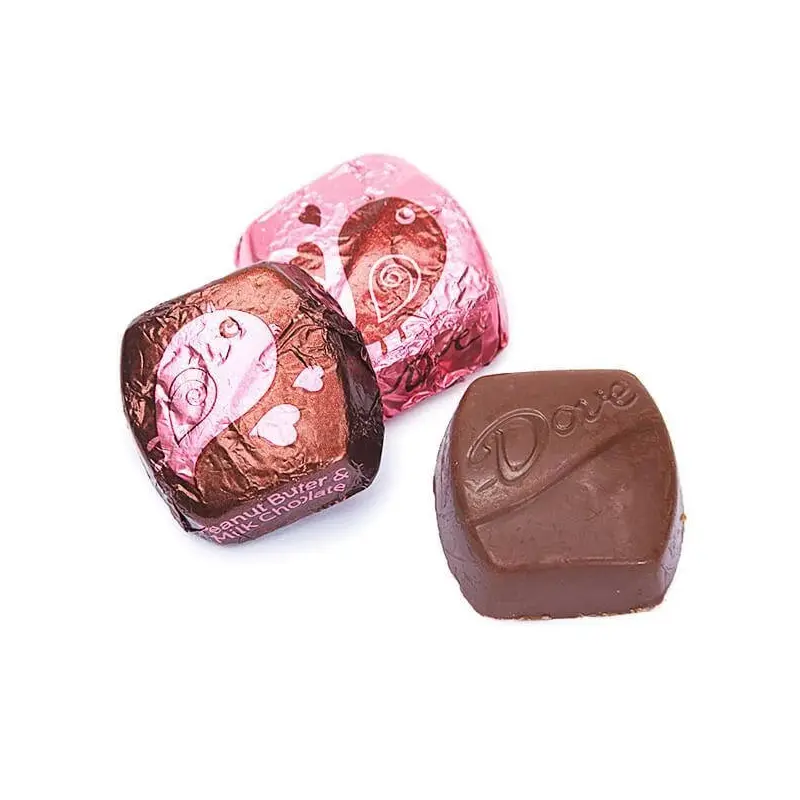 Dove Love Birds Peanut Butter Filled Milk Chocolate Squares: 30-Piece Bag