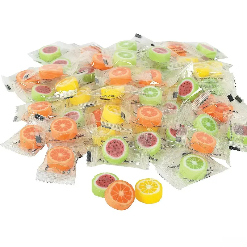 Hard Candy Fruit Slices: 150-Piece Bag