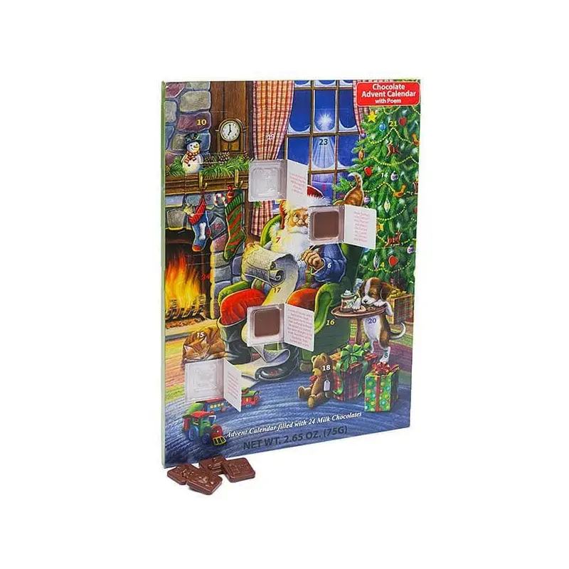 Santa's Naughty or Nice List Chocolate Advent Calendar