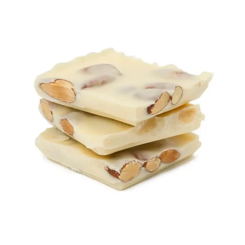 Asher's Sugar Free White Chocolate Almond Bark: 6LB Box