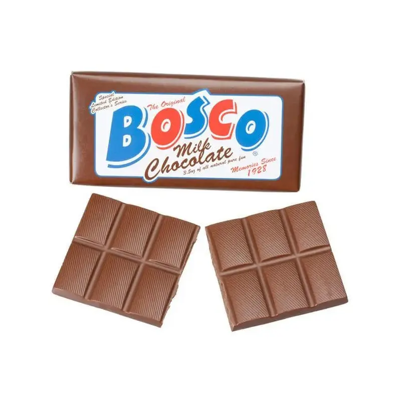 Bosco Natural Milk Chocolate Bars: 12-Piece Box