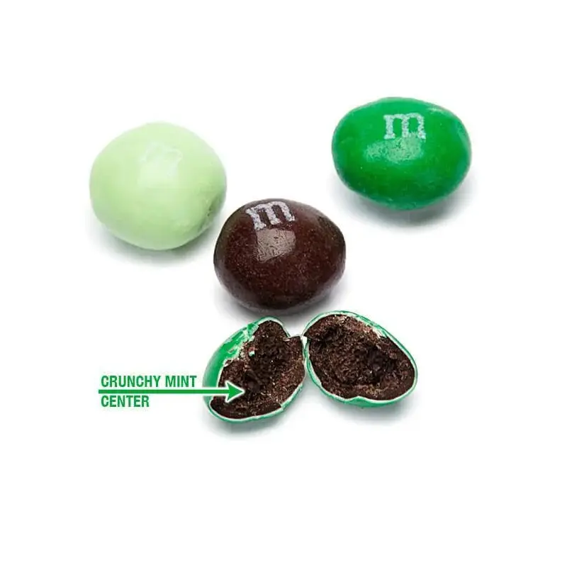 Crunchy Mint M&M's Candy: 8-Ounce Bag