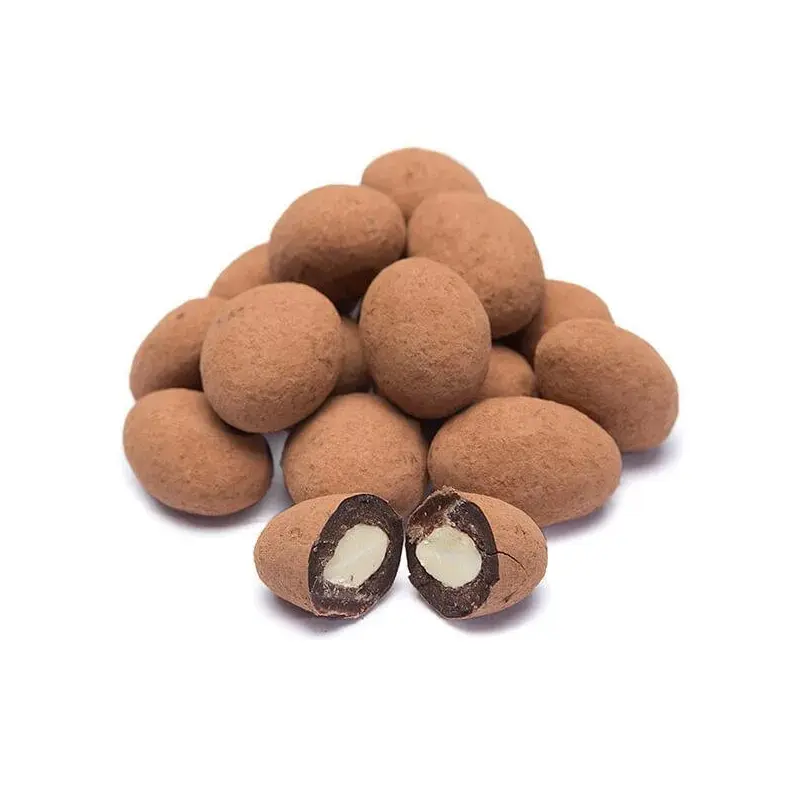 Koppers Cocoa Dusted Chocolate Almonds: 5LB Bag