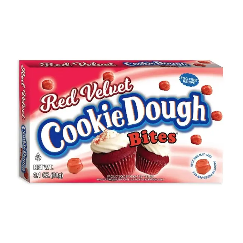 Red Velvet Cupcake Bites Theater Size Packs: 12-Piece Box