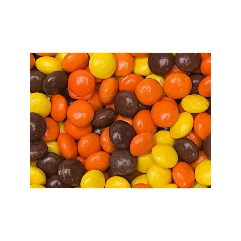 Reeses Mini Pieces Candy: 25LB Case