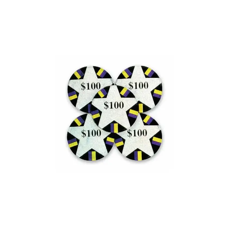 Thompson Foiled Milk Chocolate Casino Chips 1-Ounce Mesh Bags: 30-Piece Tub