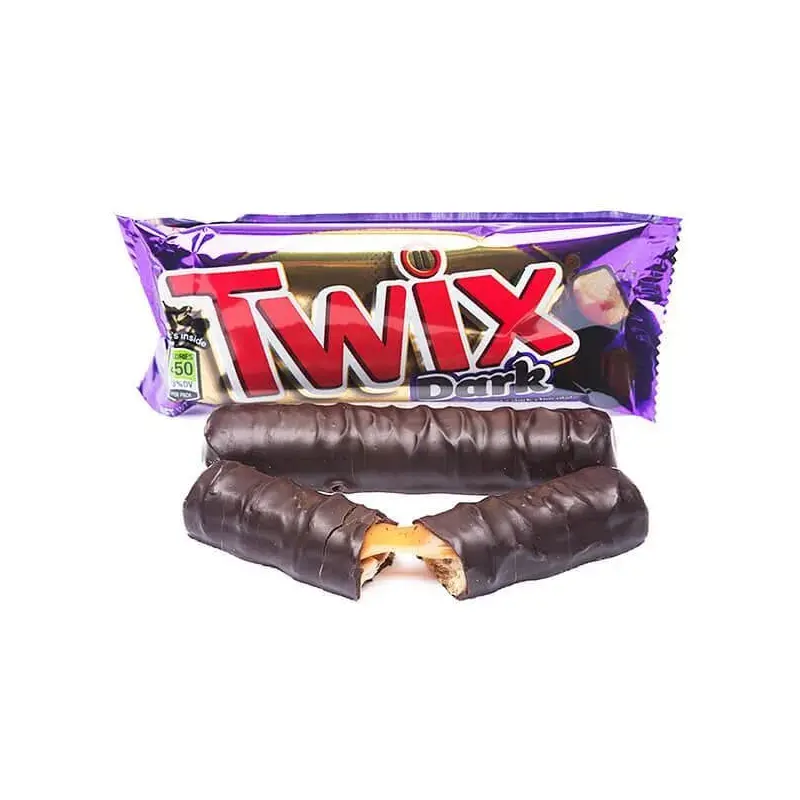 Twix Dark Chocolate Candy Bars: 36-Piece Box