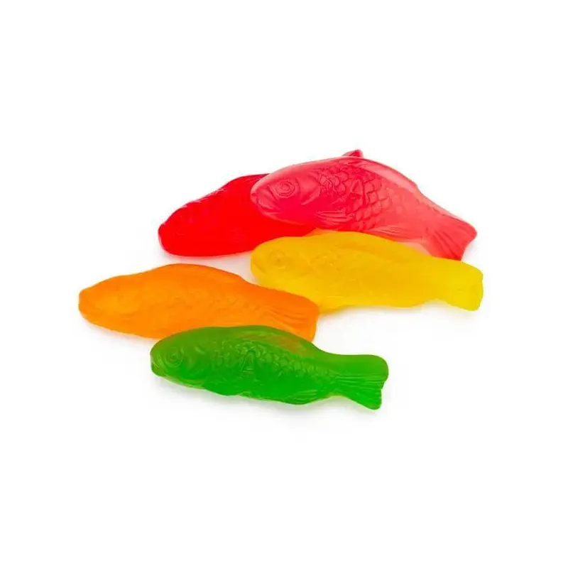Albanese Sugar Free Gummy Fish Candy: 5LB Bag