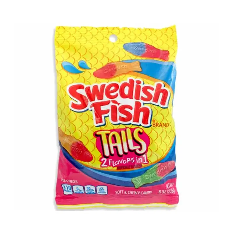 Assorted Swedish Fish Tails: 12-Piece Case