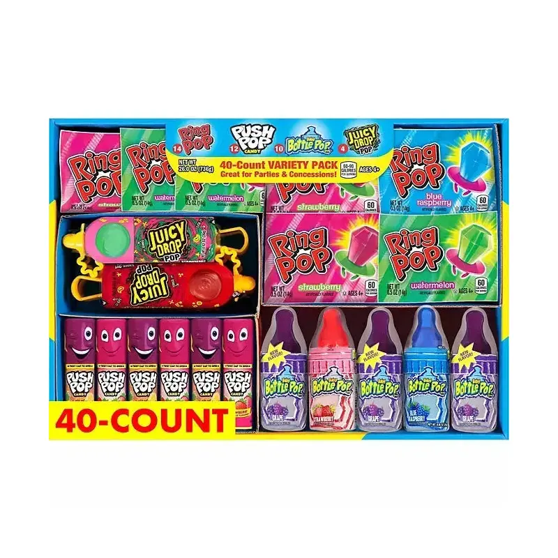 Bazooka Brands Variety Pack: 40 Piece Box
