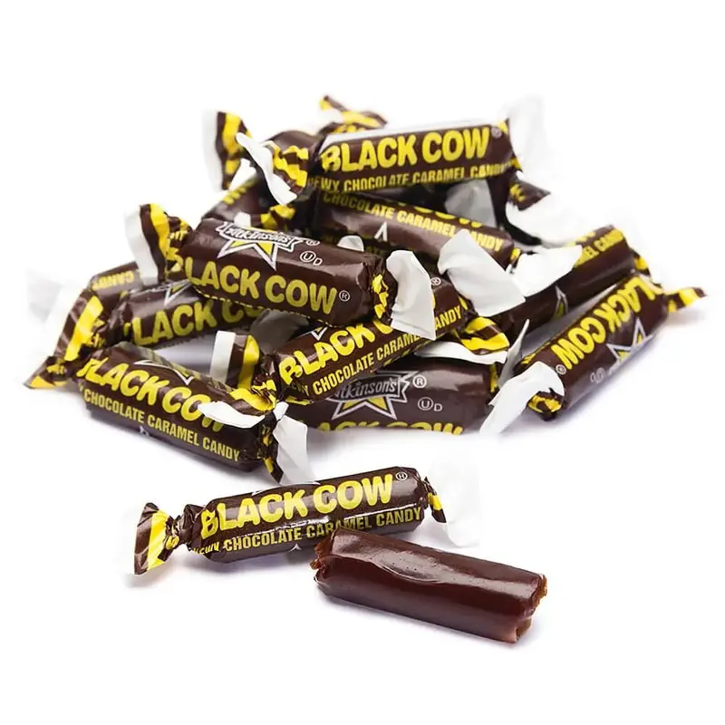 Black Cow Bite-Size Chocolate Caramel Candy: 15LB Case