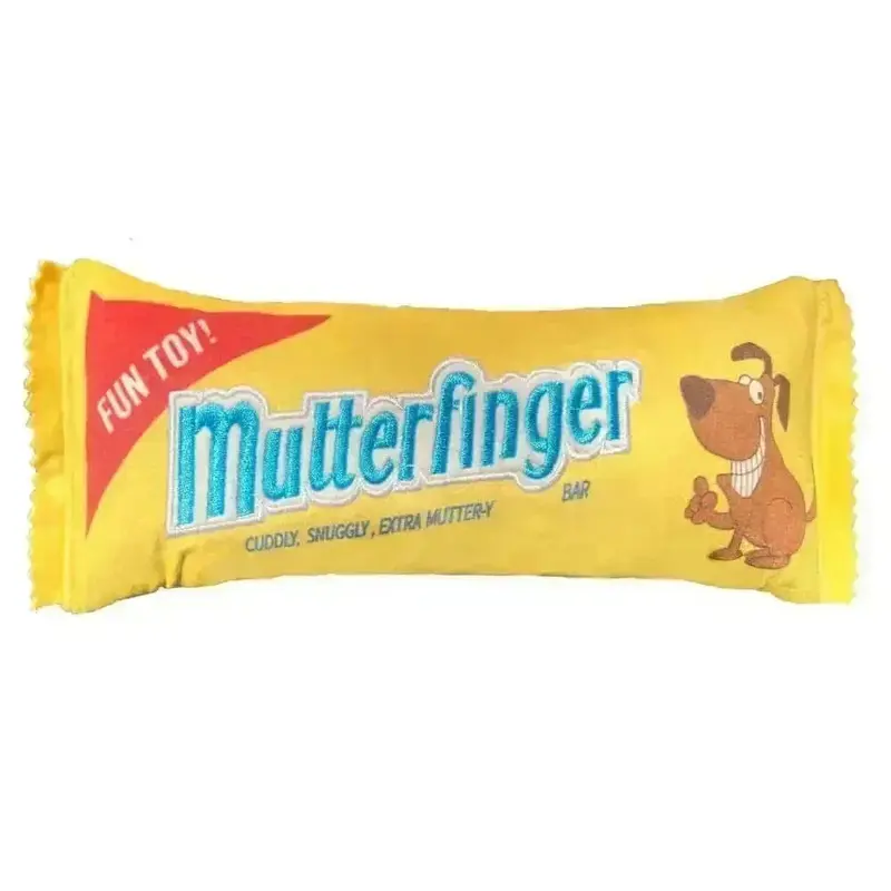 Lulubelle's Power Plush Mutterfinger Dog Toy