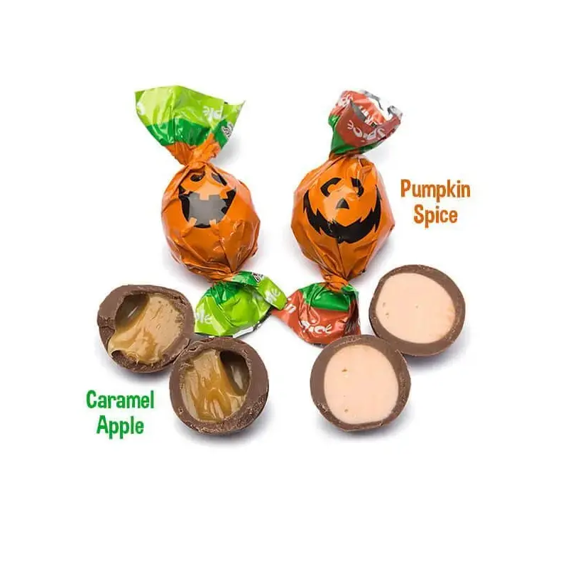 Palmer Twist Wrapped Milk Chocolate Pumpkins: 25-Piece Bag