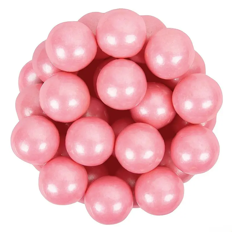 Shimmer Pearl Pink 1-Inch Gumballs: 2LB Bag