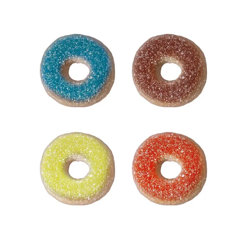 Vidal Gummi "Glazed" Donuts: 1KG Bag