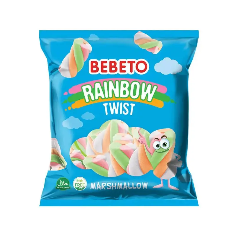 Bebeto Rainbow Twist Marshmallows: 9-Ounce Bag