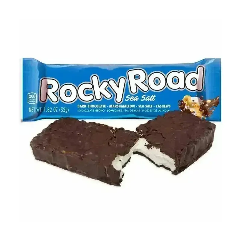 Rocky Road Sea Salt Candy Bars: 24-Piece Box