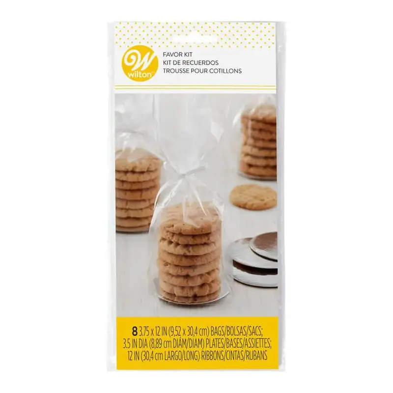 Wilton Mini Cookie Gift Plate Kits: 8 Piece Set
