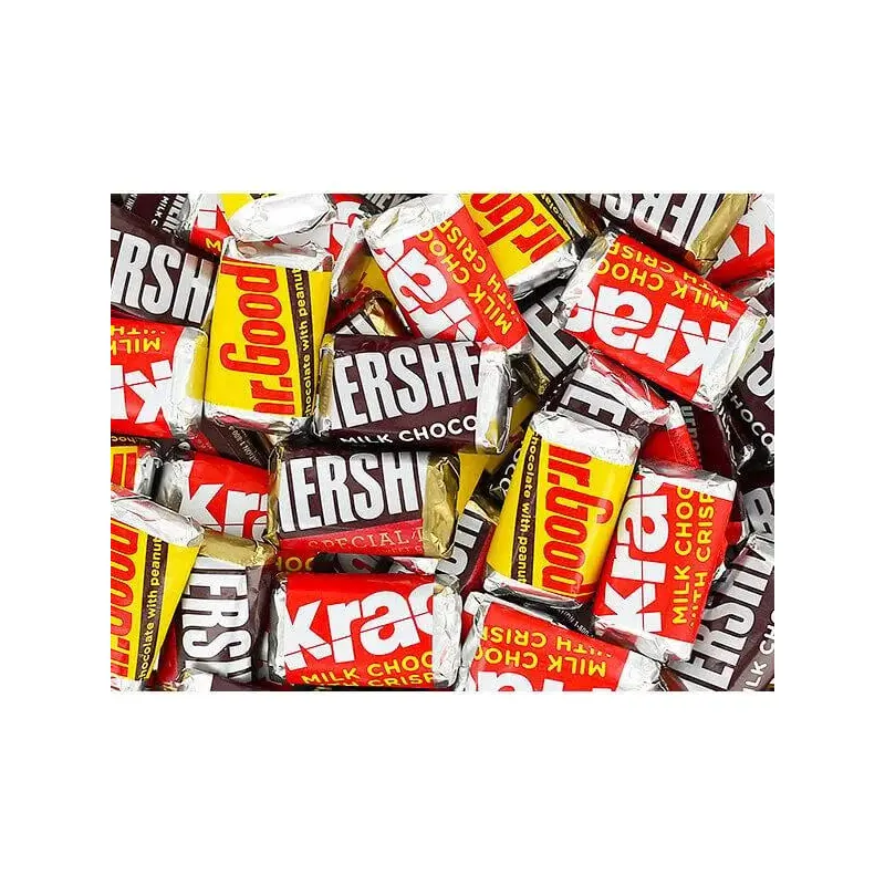Hershey's Miniatures Chocolate Bars Assortment: 25LB Case