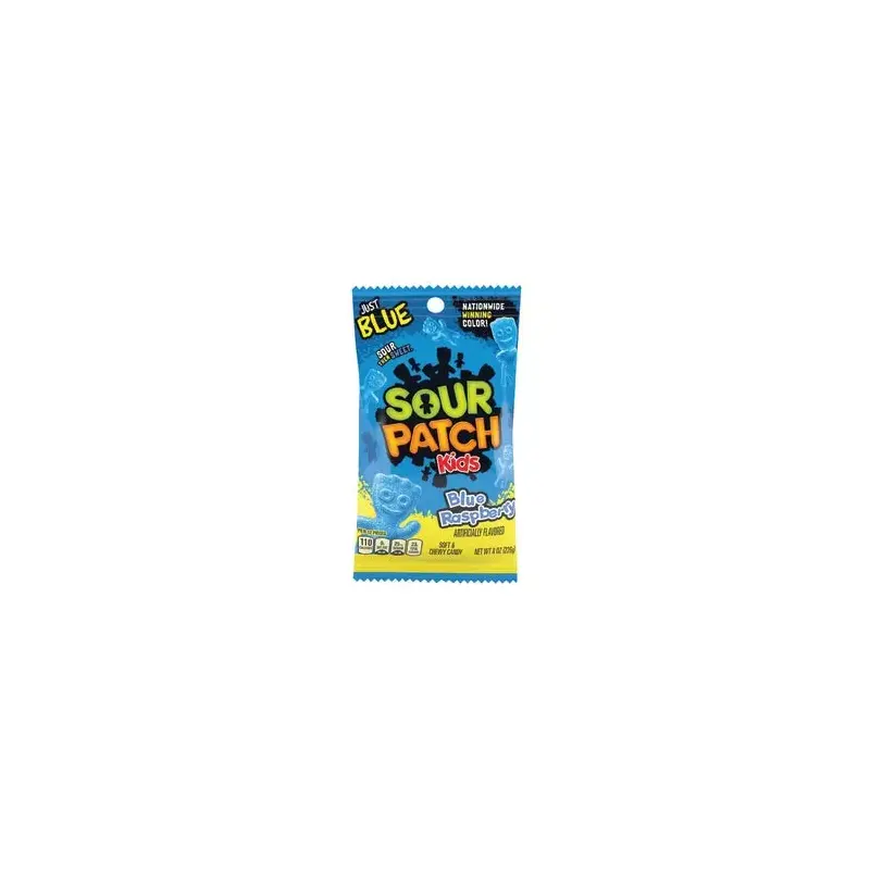 Sour Patch Kids Candy - Blue Raspberry: 12-Piece Case