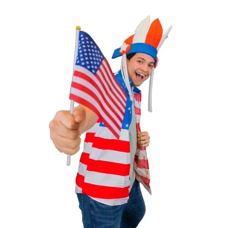 USA Feathers Headband