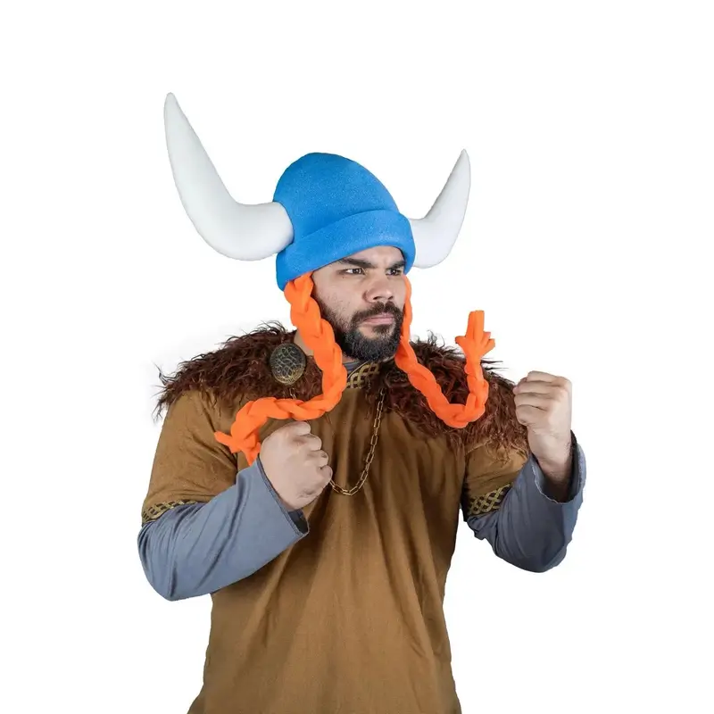 Viking with Braids Hat