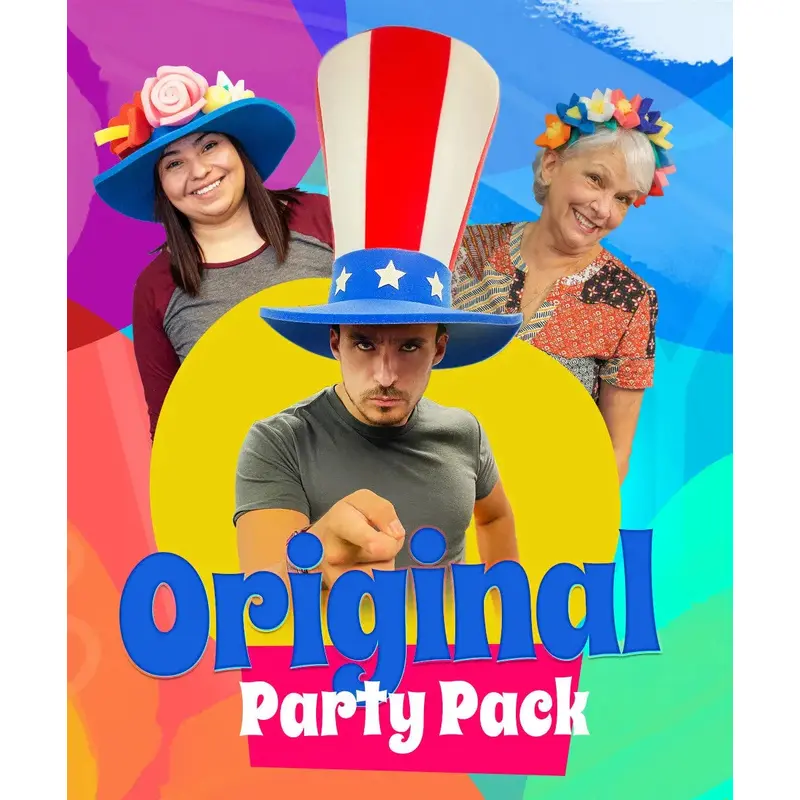 The Original Party Hats Pack (20 Hats & 20 Headbands)