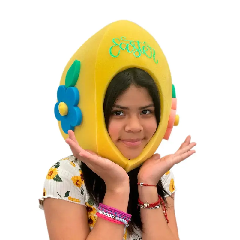 Decorated Easter Egg Mask Hat