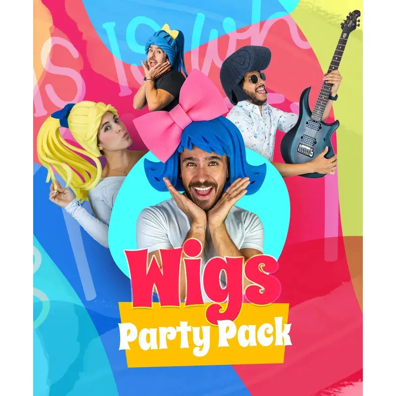 Foam Wigs Party Pack (20 Wigs)