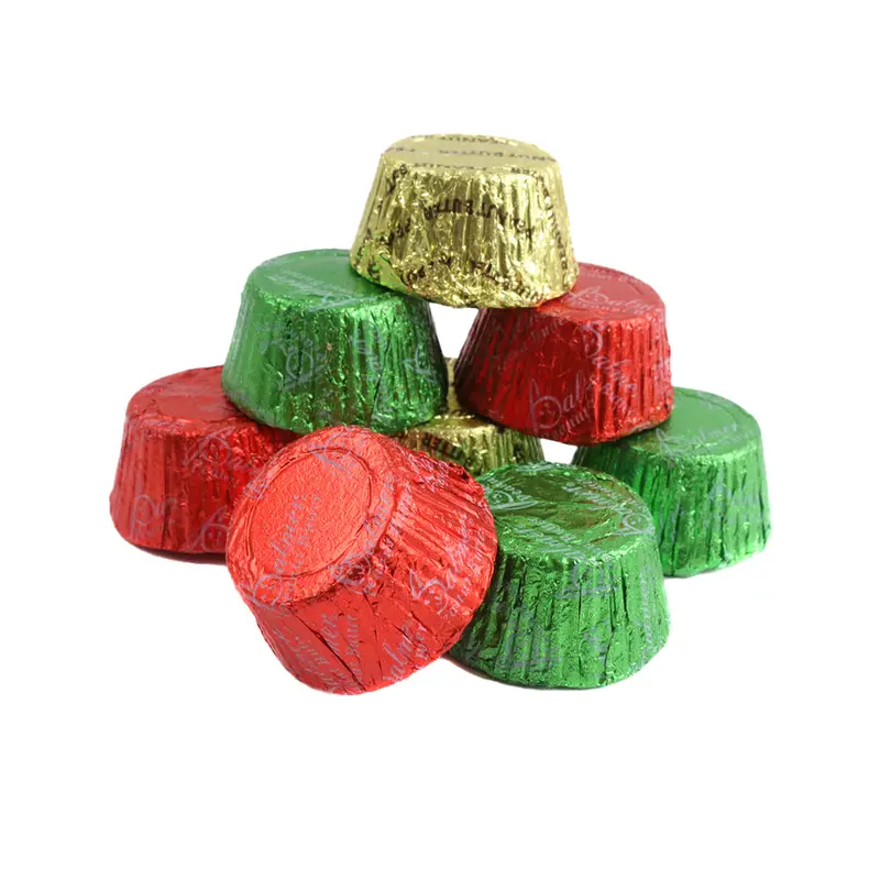 Palmer Holiday Peanut Butter Cups Foiled: 12LB Bag