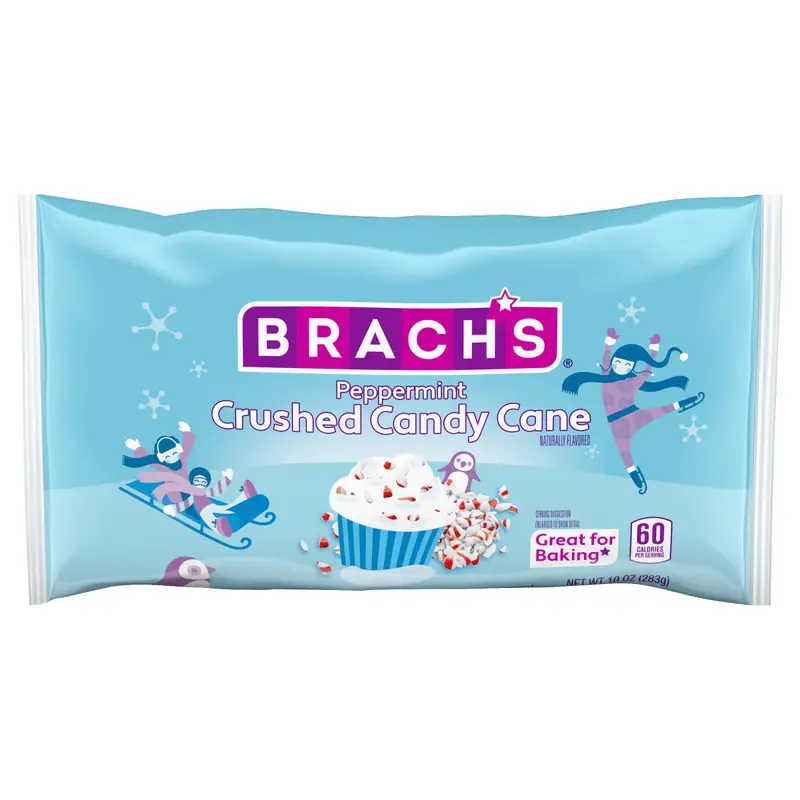 Brach's Crushed Peppermint Candy Cane Bits: 10-Ounce Bag