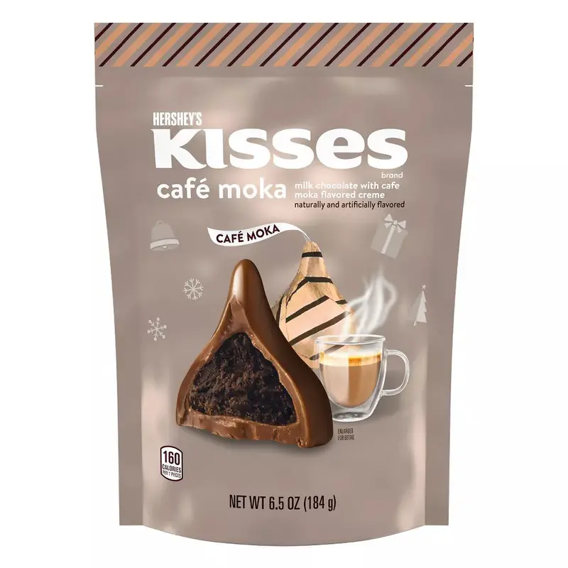 Hershey's Kisses Cafe Moka Mocha Candy: 6.5-Ounce Bag