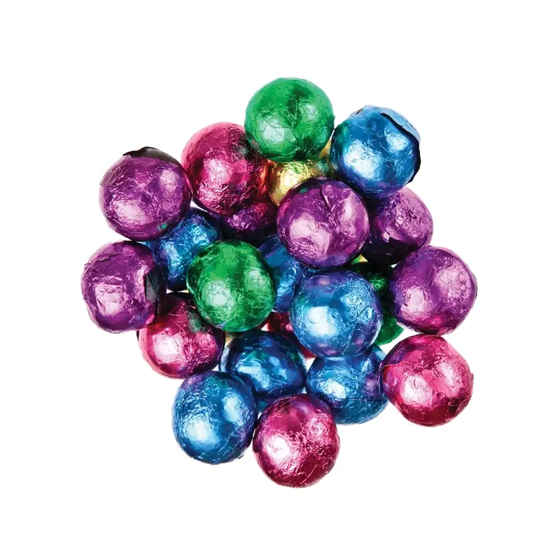 Madelaine Dark Chocolate Foiled Christmas Balls Candy Bulk: 10LB Case